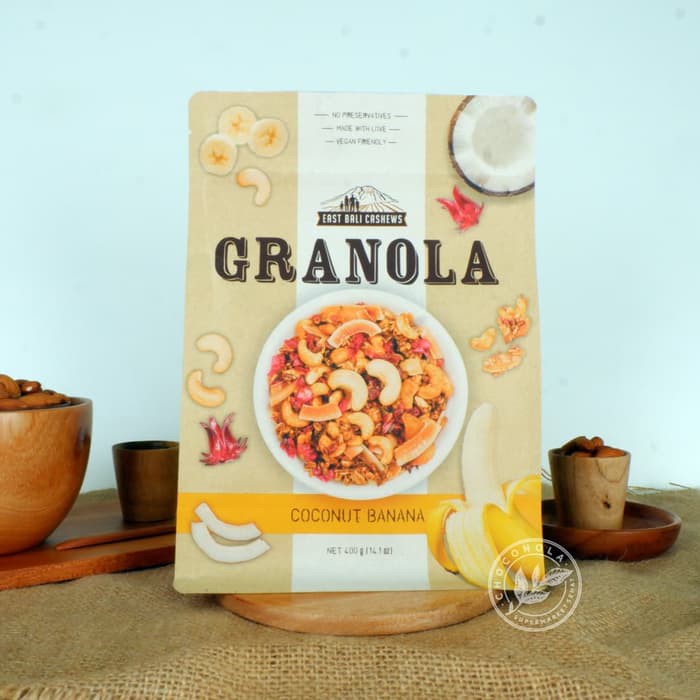 

East Bali Cashew Granola Coconut Banana 400 gram