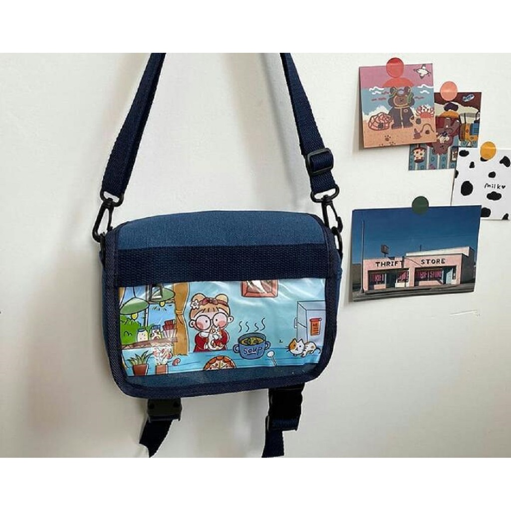 LUMMYSHOP TAS WANITA CARTOON SLING BAG IMPORT PREMIUM