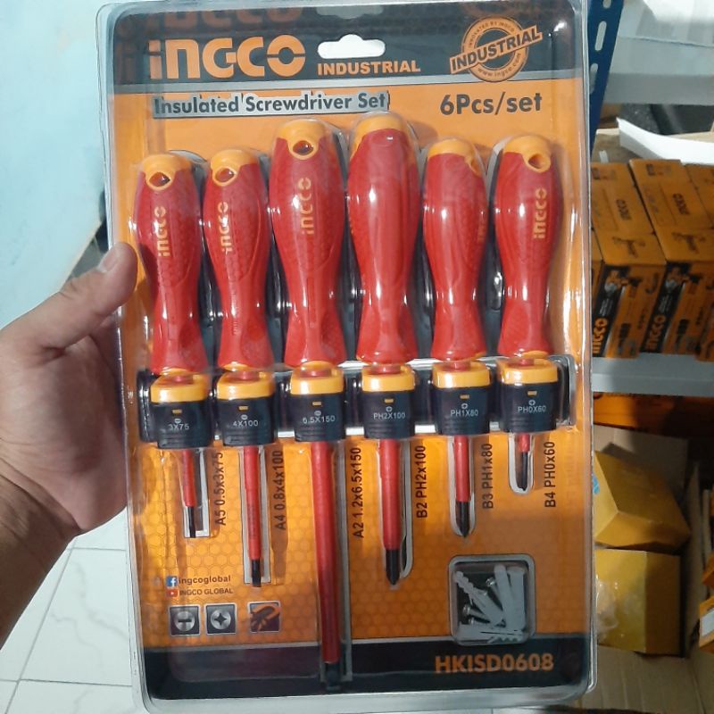 Obeng Set Listrik Ingco