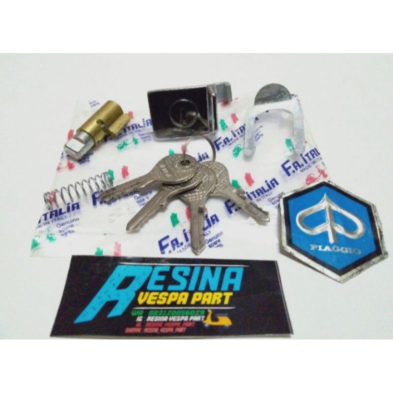 kunci set stang dan laci Vespa super sprint PS PTS  NAIMAN