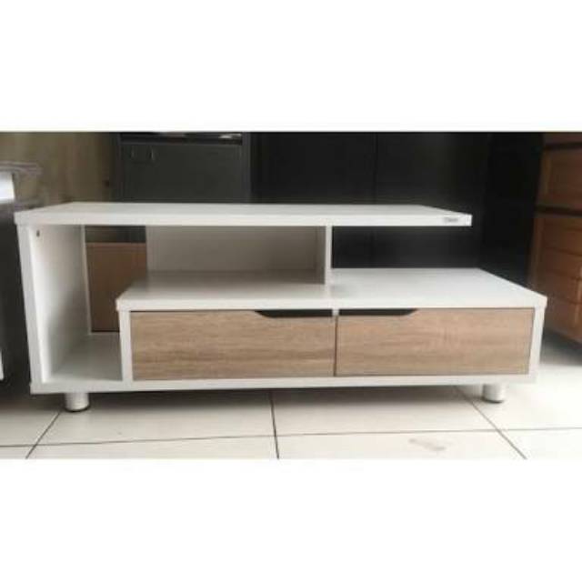 Rak TV MINIMALIS PUTIH 120 /deswar Minimalis WS / RAK TV MINIMALIS HITAM PUTIH