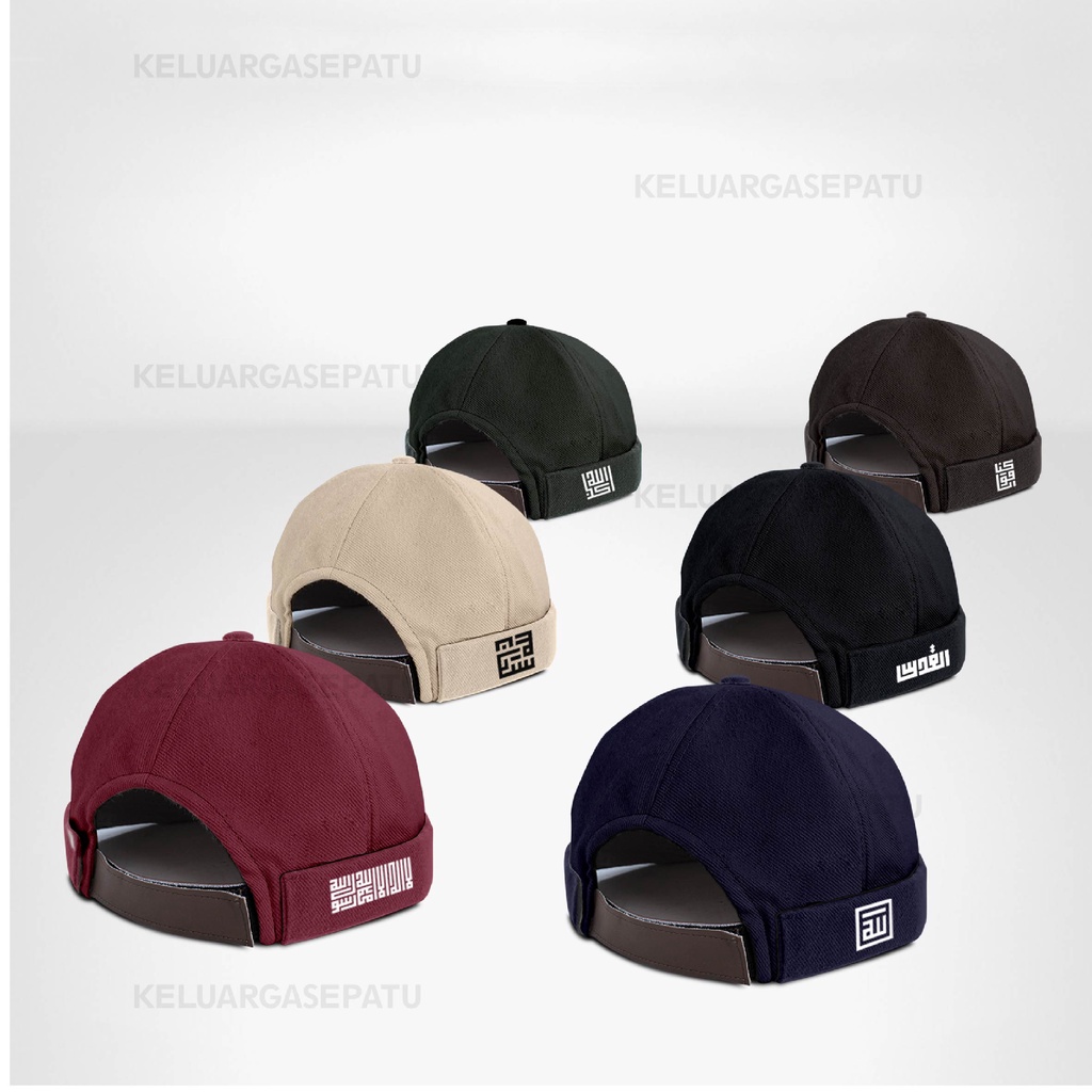 PECI MIKI HAT TOPI MIKI MOTIF KALIGRAFI PECI ALLAHHUAKBAR TOPI MIKI HAT PREMIUM EDISI ISLAMIC DESIGN