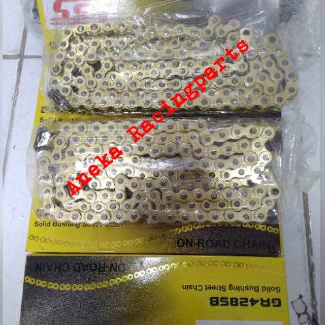 Rantai SSS 428-130L sb gold fu sonic cbr vixion r15 verza ninja dll rantai tripel s