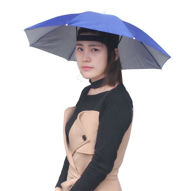 Payung kepala/payung Anti UV/payung serbaguna untuk anak atau dewasa/payung umbrella import/Payung Topi / Topi Payung Kepala hujan simple tanpa gagang MURAH