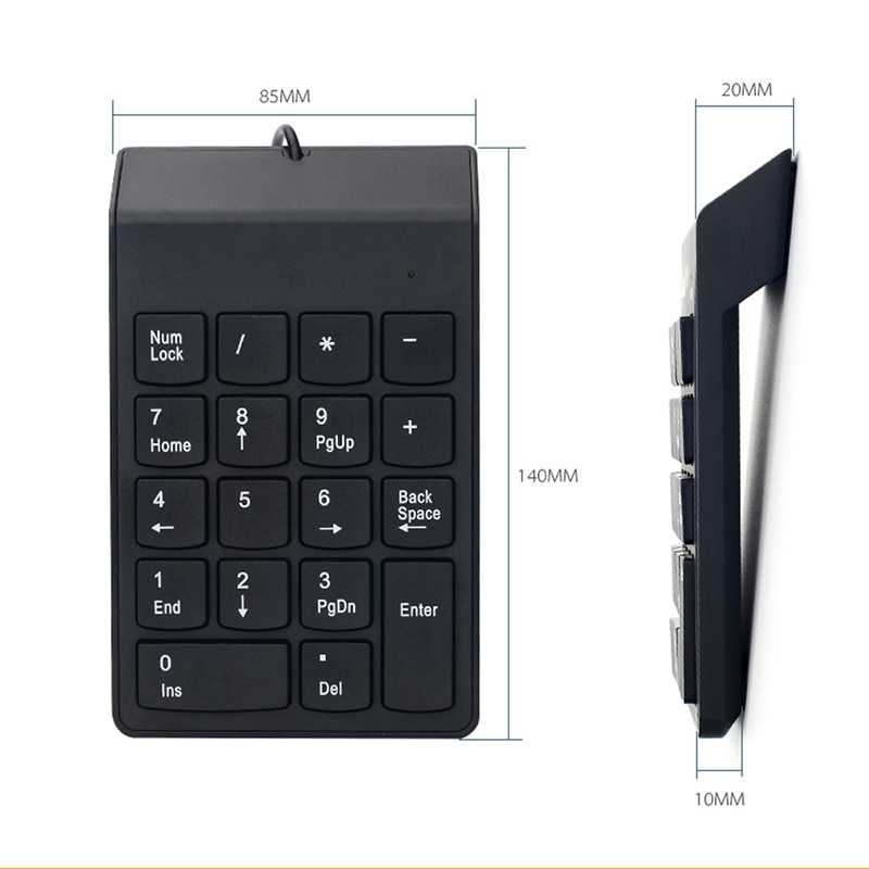 IDN TECH - ANENG Numeric Keypad Numpad USB - K24