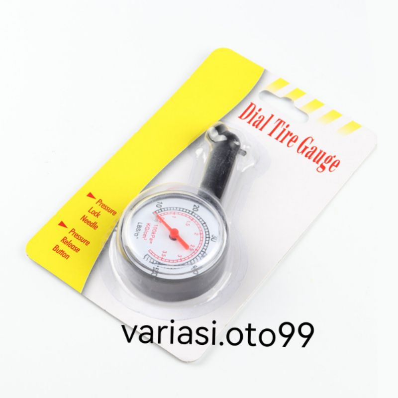 Alat Ukur Tekanan Ban Dial Tire Preaaure Gauge Meter Pressure Tyre Measure