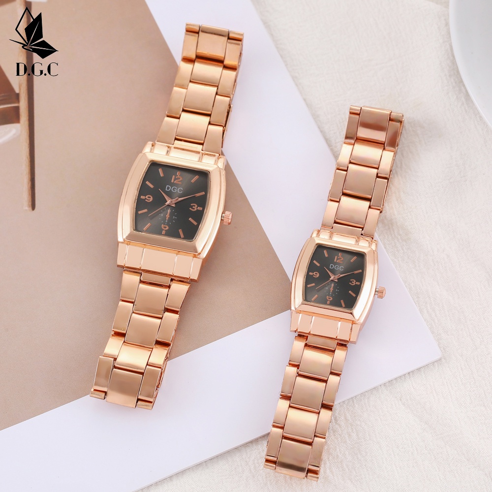 ✅COD Jam Tangan Couple Pria Wanita Diamond Analog Rantai Import Murah Quartz Fashion C83