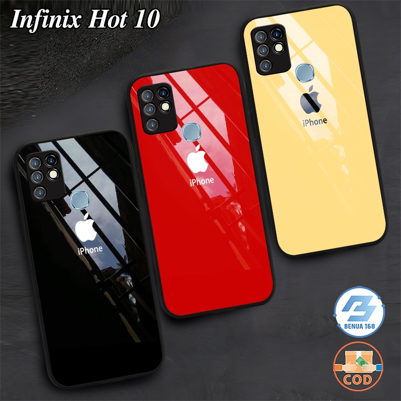 Benua Case - Case LOGO APEL Infinix Hot 10 - Case Hp Infinix Hot 10 - Kesing Hp Infinix Hot 10 - Sof