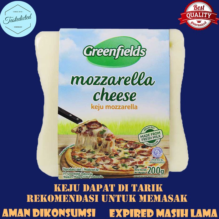 Greenfield Keju Mozarella Cheese 200gr Keju Mozarela