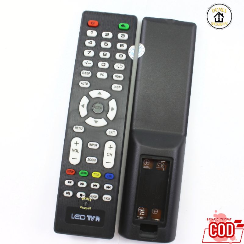 Remot Remote LED TV CHINA Lcd Led jucc N1KO 1CHIKO aoyama tanpa setting