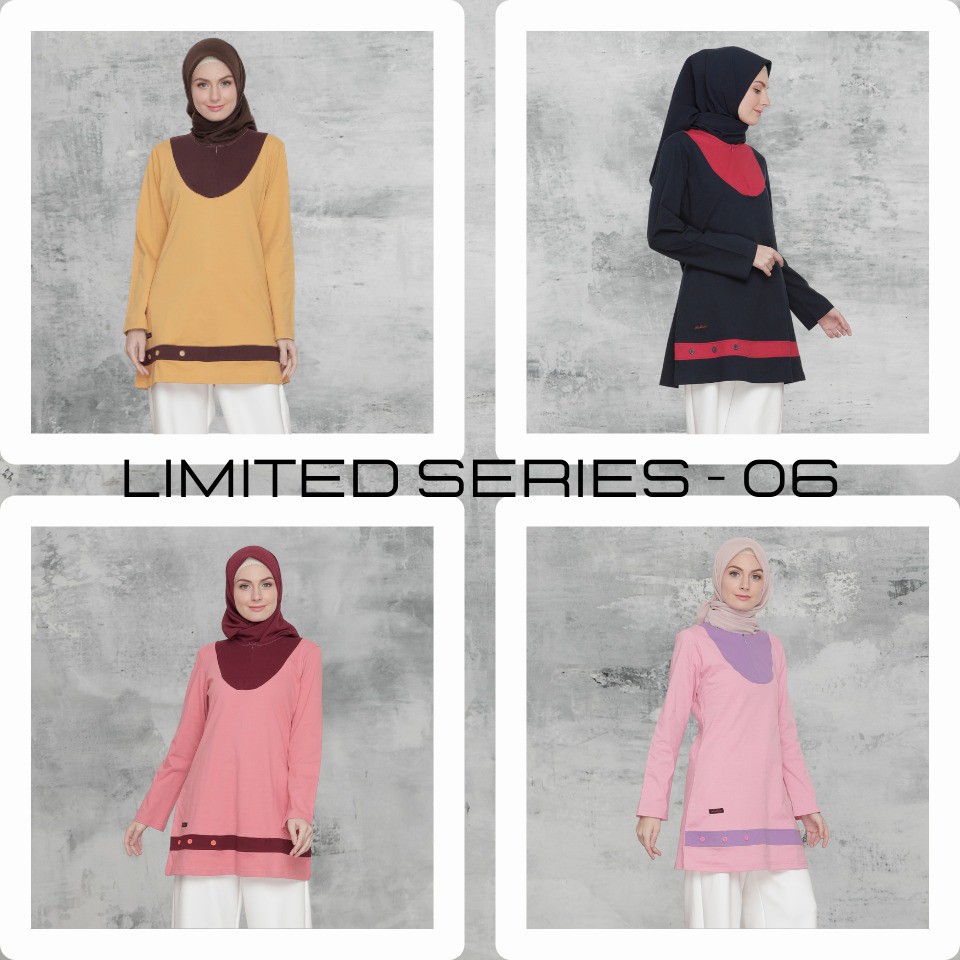 Atasan rahnem rl 06 / tunik wanita / baju muslim / atasan dewasa / rahnem limited / baju wanita