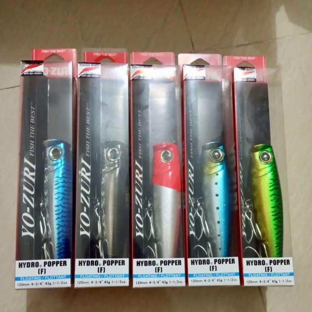 Yozuri Lure Umpan Pancing Hydro Popper 120mm