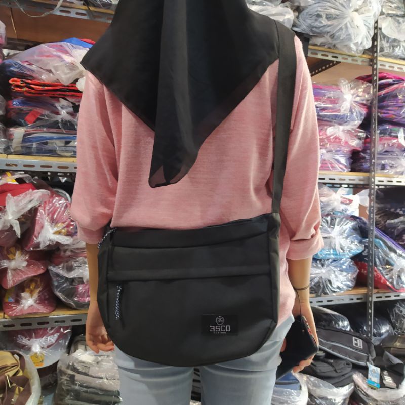 Brotherborn sling bag slempang tas selempang pria/wanita keren bisa muat buku tulis