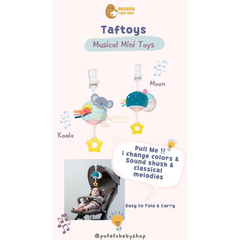 TafToys Musical Koala - Mini Moon Taf toys - Mainan Anak Bayi Musik Lagu