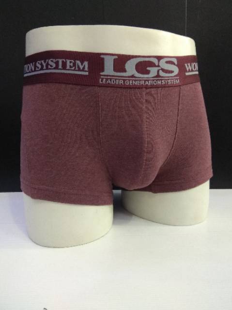 CELANA BOXER PRIA LGS 655 ISI 3Pcs |BOXER BAHAN COTTON MISTY