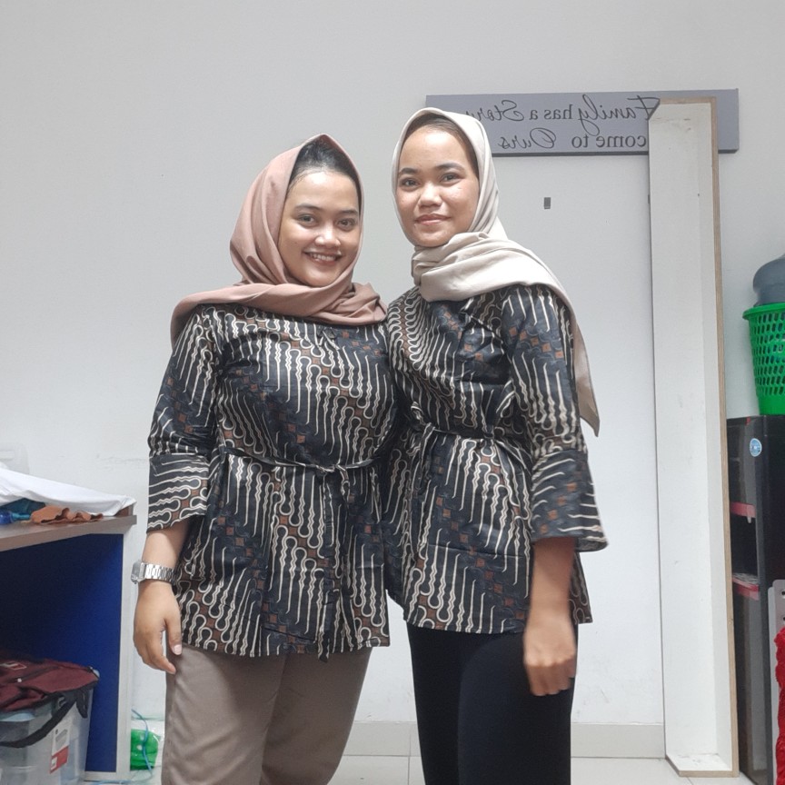 Maura Couple - Sania Ruffle Batik Couple Ori Ndoro Jowi Dnt Garansi Termurah Shopee - Batik Untelan