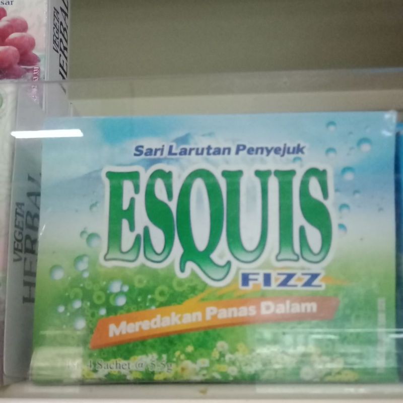 esquis fizz sari larutan penyegar isi 4 sachet @5,5 gram