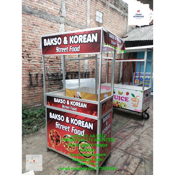 Rombong portable atap sliwir