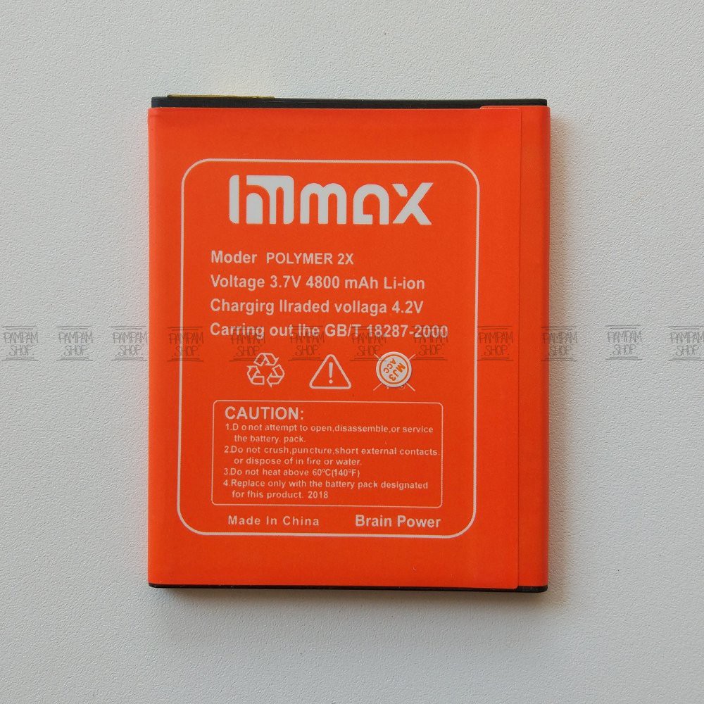 Baterai Handphone HP Himax Polymer 2X Double Power Batre Batrai Battery HP Polimer