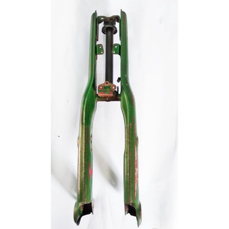 Fork porek sumpit garpu depan yamaha v75 v80 hijau second original