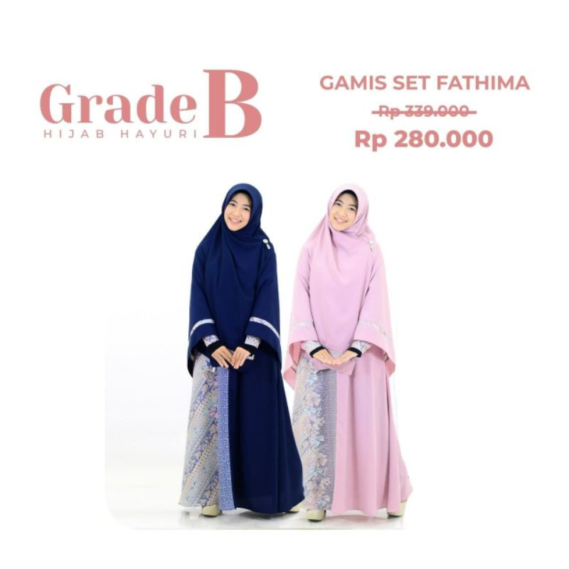 Gamis Set Fatimah