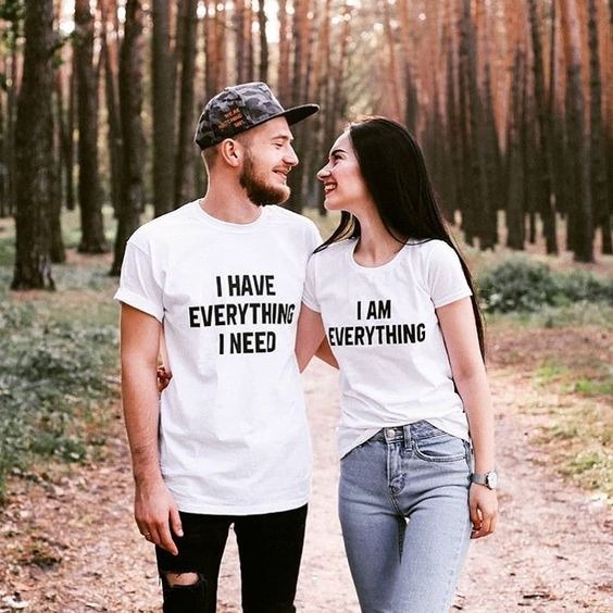 Kaos Pasangan Couple Tshirt Kata-Kata Keren