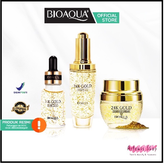 BIOAQUA Serum 24K Gold Essence Cream 24k gold Serum wajah Original BPOM