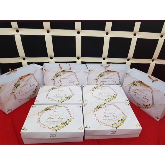 

PROMO - Paket Paper Box And Paper Bag - HARGA GROSIR - Kotak Bridesmaids - kotak kado plus Paper Bag