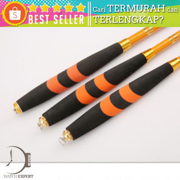 Joran Pancing Carbon Fiber Fishing Rod 2.4 Meter - Zhanjiang ZHN01 Hitam