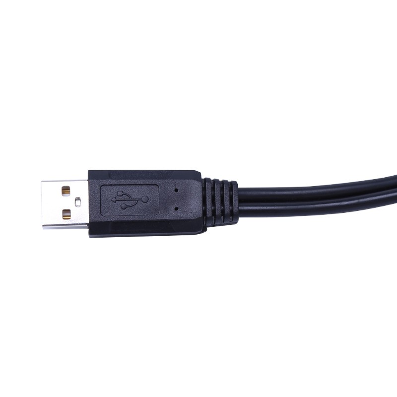 Cre Kabel Extension Splitter Data / Charger Usb 2.0 Tipe A 1 Male Ke 2 Female Bentuk Y