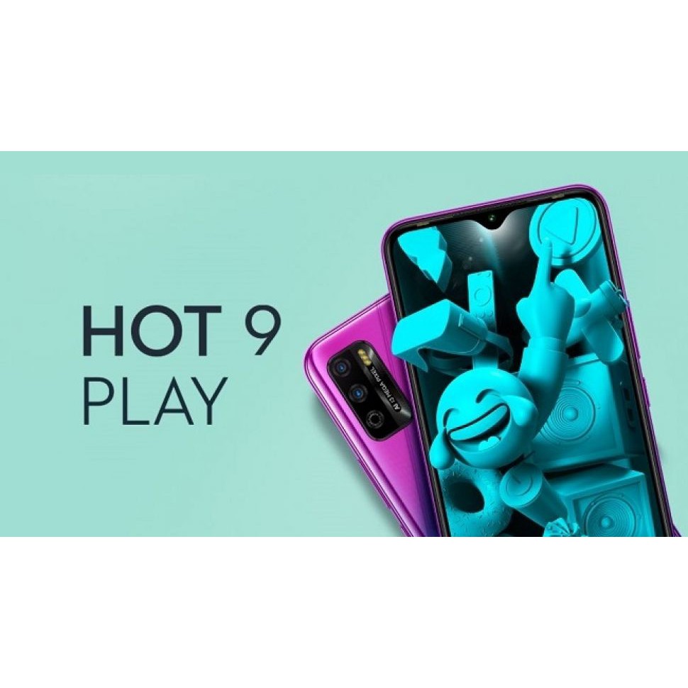 INFINIX HOT 9 PLAY 2/32GB 4/64GB GARANSI RESMI ORIGINAL FULL BONUS