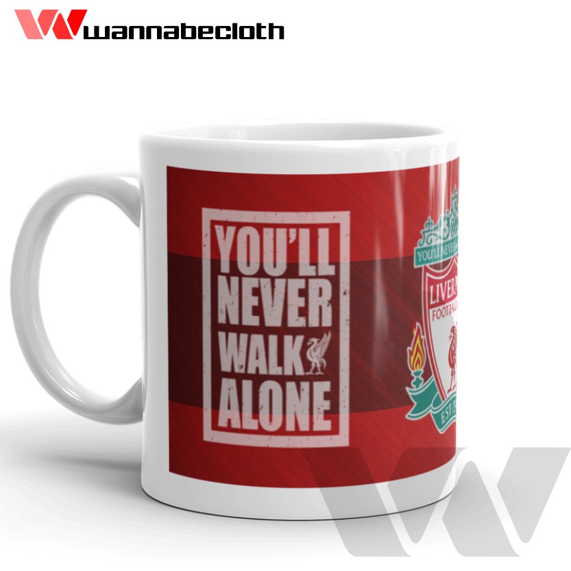 Mug Liverpool Gelas Liverpool Mug Bola Gelas Bola Mug Custom Mug Unik Cetak Mug Liverpool Red