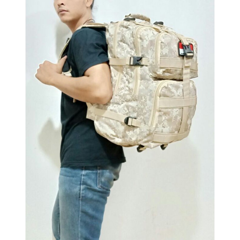 Tas Ransel Gendong Lebanon Besar Loreng Dessert Gurun