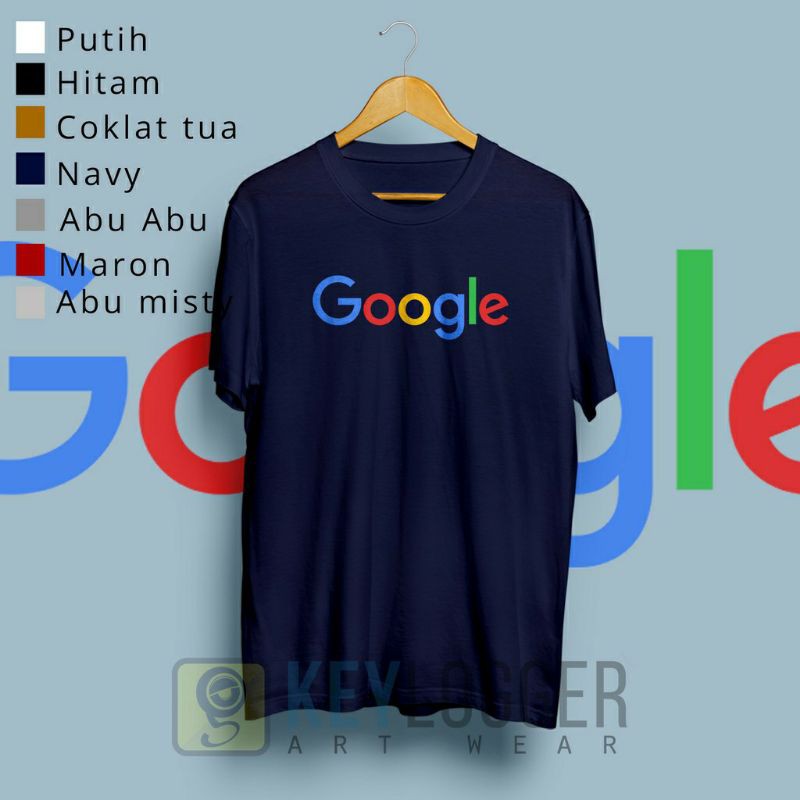 T-SHIRT KAOS DISTRO PROGRAMMER GOOGLE COMBED 30 S