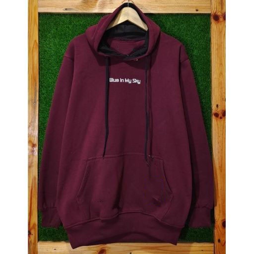 Suiter Hoodie flecce Premium Kachios - Sweater Hoodie Kachios - Hoodie Pria / Wanita - Hoodie Marun Burgundy Jumbo Original Kachios Project terlaris dan termurah