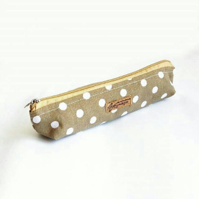 

Trapezi Pencil Case Cream Dot