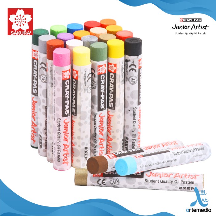 

PASTEL-DRY-OIL- OIL PASTEL SAKURA CRAY-PAS JUNIOR ARTIST SET 25 COLOR OIL CRAYON -OIL-DRY-PASTEL.