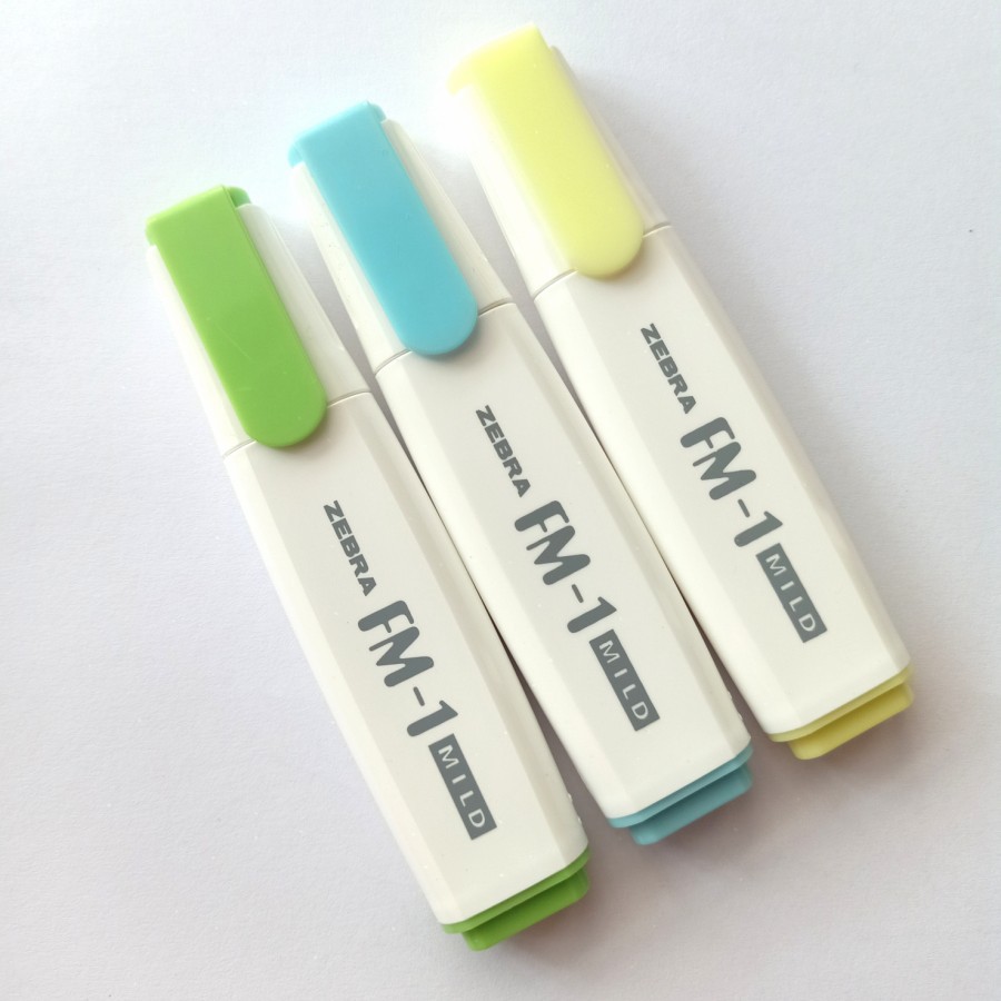 Zebra FM 1 Highlighter - Textliner Mild Colors