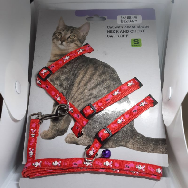 Set Harness Kucing / Harness Kucing / Tali+Harness Kucing