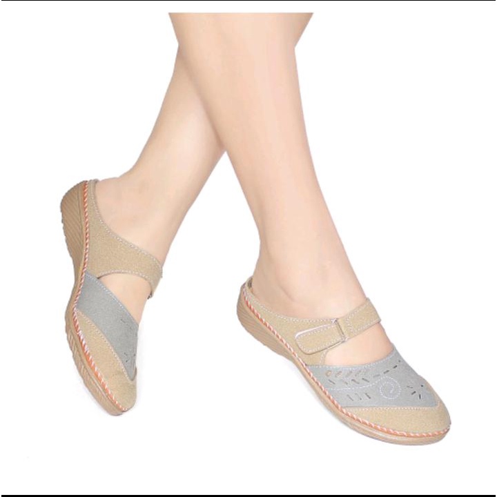 Sandal Wanita Slop / Selop Mules Murah SS01