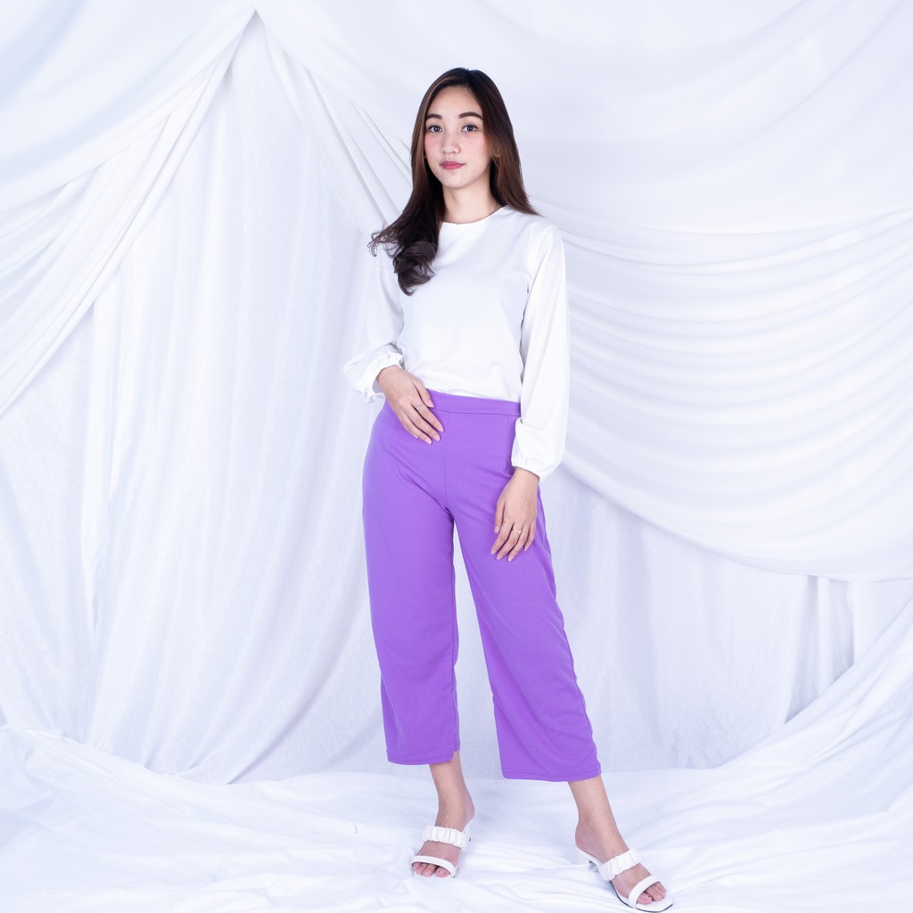 KULOT SCUBA LEONY PANTS PANJANG POLOS / LEONY KULOT CULLOTES SCUBA