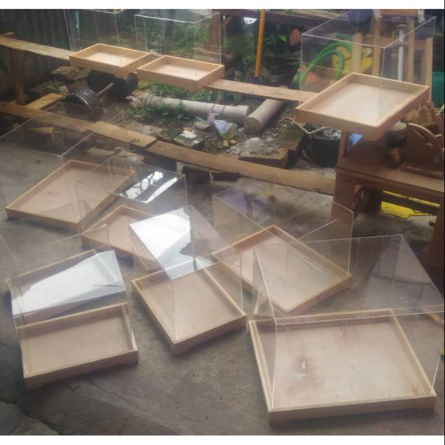 Set hantaran tutup akrilik