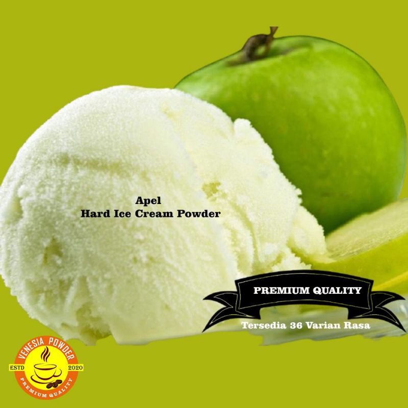 

HARD ICE CREAM RASA APEL TERLARIS 1KG-BUBUK ES KRIM APEL 1KG-BUBUK ES KRIM