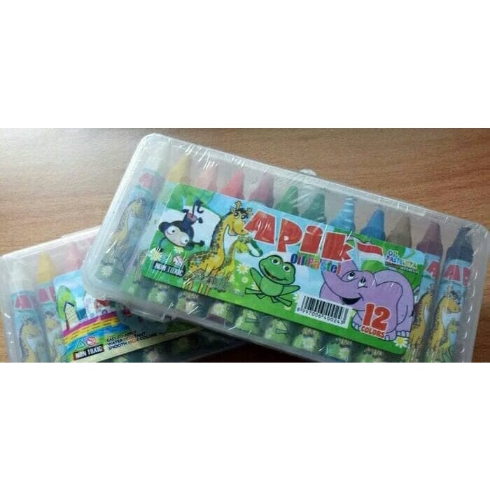 

PASTEL-DRY-OIL- CRAYON APIK OIL PASTER 12 WARNA -OIL-DRY-PASTEL.