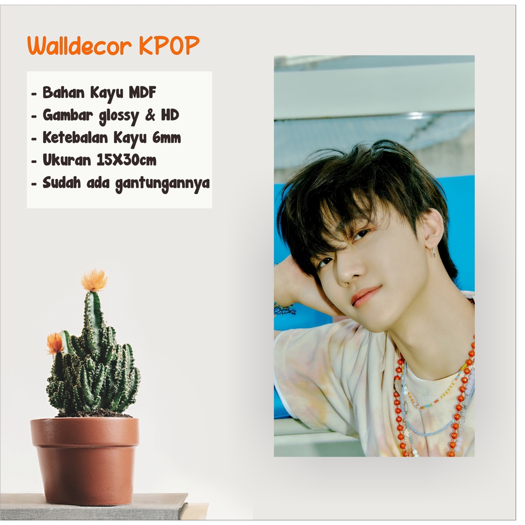 WALLDECOR NCT DREAM JAEMIN HELLO FUTURE WALL DECOR POSTER KAYU HIASAN DINDING KPOP