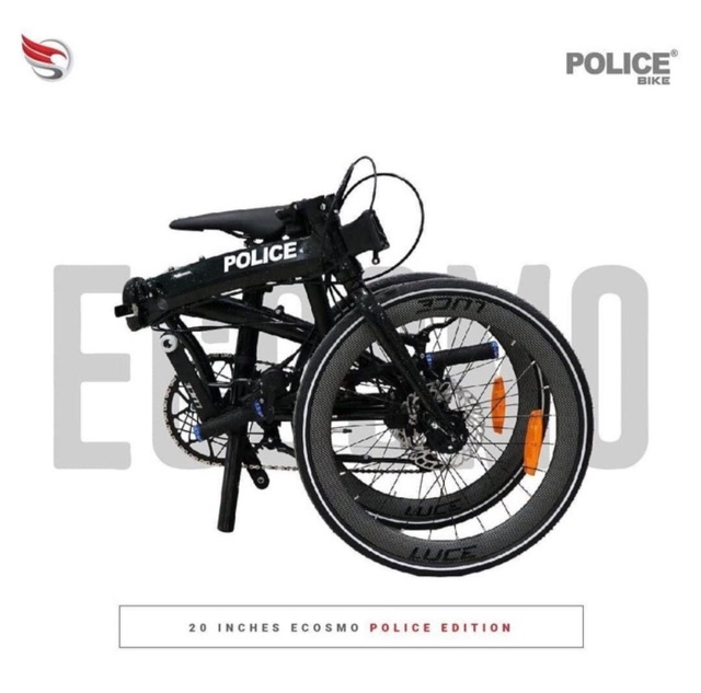 Sepeda Lipat Element Ecosmo Police 11 Speed 20 Inch