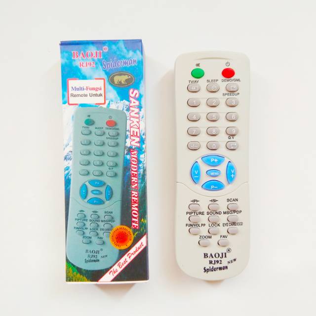 REMOT / REMOTE TV TABUNG SANKEN MULTI / UNIVERSAL / SERBA GUNA