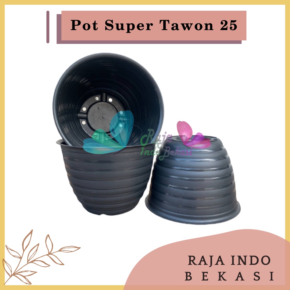 Pot Super Tawon 25 Hitam Garden Of Love Pot Tawon Putih Tirus Pot Tawon Pirus 18 20 21 25 27 - Pot Tawon 25