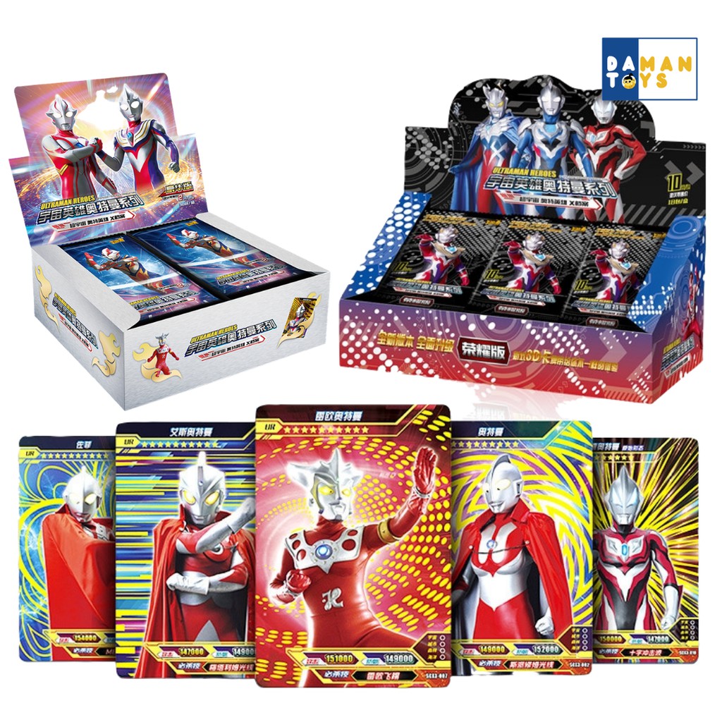Mainan Kartu Ultraman Orb Gold Ultra Rare Card Kartu Langka Ultraman