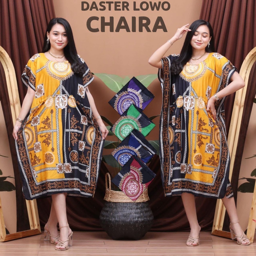 DASTER LOWO JUMBO CHAIRA LD 130 KALONG KELELAWAR TALI SERUT DEPAN BAJU TIDUR MURAH PAKAIAN WANITA BAHAN RAYON ADEM DIPAKAI COD LD 120 XL XXL BATIK DASTER MECCA